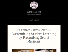 Tablet Screenshot of ludiclearning.org